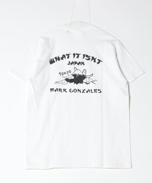 (What it isNt)ART BY MARKGONZALES(ワットイットイズント)の「【ムラサキスポーツ限定】(What it isNt)ART BY MARKGONZALES/ワット イット イズント マークゴンザレス オーバーサイズTシャツ 2H7-14564(Tシャツ/カットソー・レディース・ブラック/ホワイト・M/L/XL)」の17枚目の写真