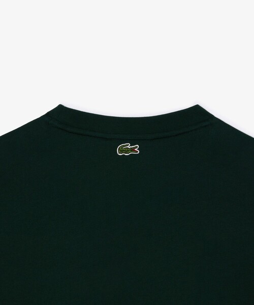 LACOSTE(ラコステ)の「ルネ・ラコステシグネチャー ワイド&クロップド丈Tシャツ(Tシャツ/カットソー・レディース・ライトブルー/ダークグリーン・34/36/38/40)」の15枚目の写真