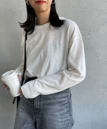 [By/m/バイエム] スラブ調 オーバーサイズシアーTシャツ
