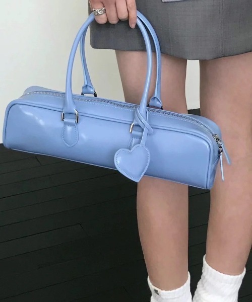 Vipoa（ヴィポア）の「square hand bag（ハンドバッグ・レディース・ホワイト/ブラック/ブルー・FREE）」の2枚目の写真