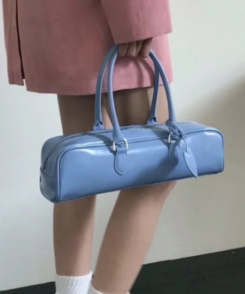 Vipoa（ヴィポア）の「square hand bag（ハンドバッグ・レディース・ホワイト/ブラック/ブルー・FREE）」の11枚目の写真