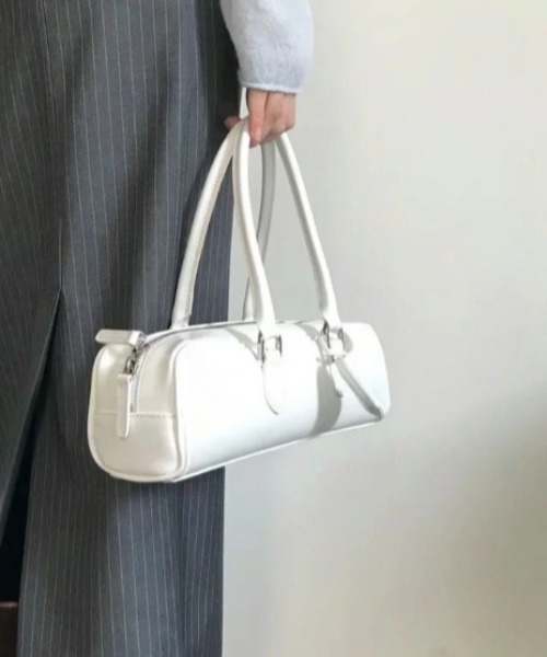 Vipoa（ヴィポア）の「square hand bag（ハンドバッグ・レディース・ホワイト/ブラック/ブルー・FREE）」の4枚目の写真