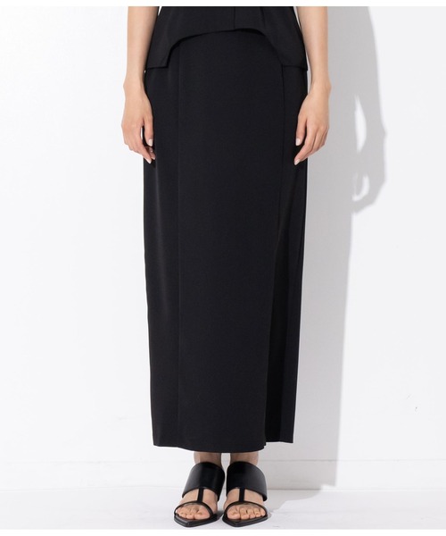 Settimissimo（セッティミッシモ）の「バックスリットナローロングスカート（スカート・レディース・ブルー/ブラック・FREE）」の20枚目の写真