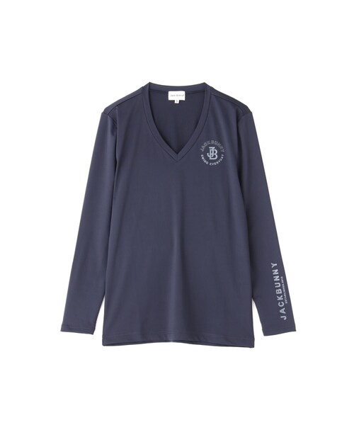 Jack Bunny!!】クールモーションUV 長袖Vネックカットソー（T