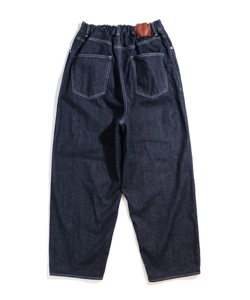 C.E.L.STORE（セルストア）の「tsuzuli / ツヅリ EZ DENIM 5P PANTS ONE WASH (UNISEX) TP2201 イージーデニムパンツ ワンウォッシュ（デニムパンツ・メンズ・インディゴブルー・2）」の2枚目の写真
