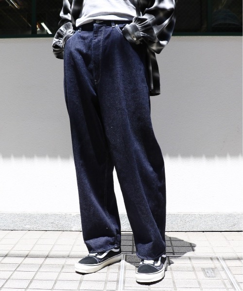 C.E.L.STORE（セルストア）の「tsuzuli / ツヅリ EZ DENIM 5P PANTS ONE WASH (UNISEX) TP2201 イージーデニムパンツ ワンウォッシュ（デニムパンツ・メンズ・インディゴブルー・2）」の3枚目の写真