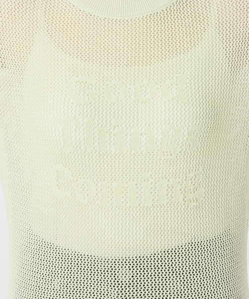 B.C STOCK（ベーセーストック）の「メッシュロゴニットプルオーバー（ニット/セーター・レディース・グリーン/グレー/アイボリー・FREE）」の7枚目の写真