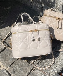 キルティング3wayバニティバッグ