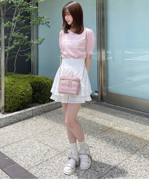 one wayザッカ（ワンウェイザッカ）の「キルティング3wayバニティバッグ（ショルダーバッグ・レディース・アイボリー/ブラック/ベージュ/ピンク・FREE）」の13枚目の写真