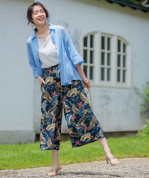 ガウチョ　ブルーノ　そん ヒンヤリ冷感イージーガウチョパンツ52丈（その他パンツ