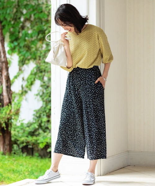 ヒンヤリ冷感イージーガウチョパンツ52丈（その他パンツ