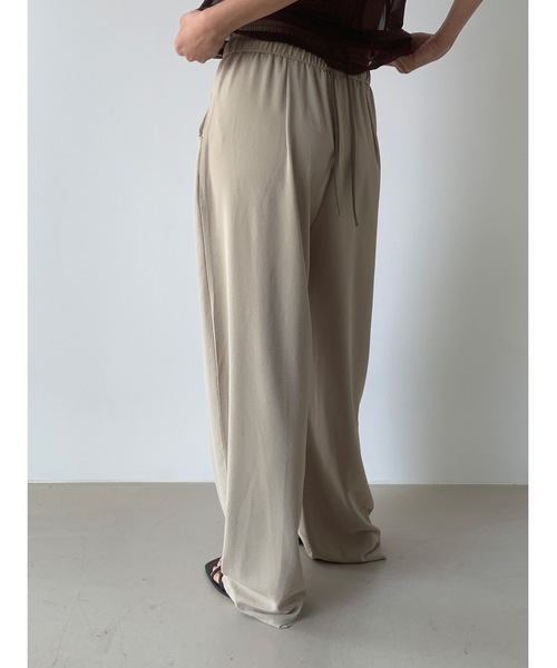 Didot.showroom（ディドット ショールーム）の「タックワイドリラックスパンツ（スウェットパンツ・レディース・アイボリー/ブラック/ベージュ・FREE）」の21枚目の写真