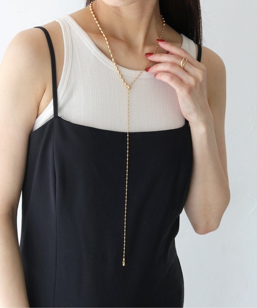 cheriella（シェリエラ）の「【cheriella】3WAYボールチェーンタイネックレス 3-WAY BALL CHAIN TIE NECKLACE（ネックレス・レディース・ゴールド/シルバー・FREE）」の14枚目の写真