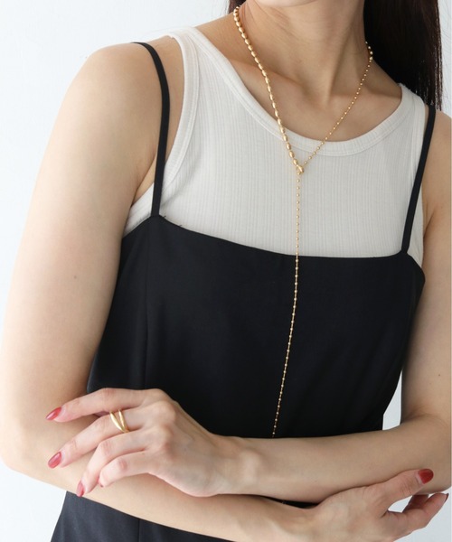 cheriella（シェリエラ）の「【cheriella】3WAYボールチェーンタイネックレス 3-WAY BALL CHAIN TIE NECKLACE（ネックレス・レディース・ゴールド/シルバー・FREE）」の15枚目の写真