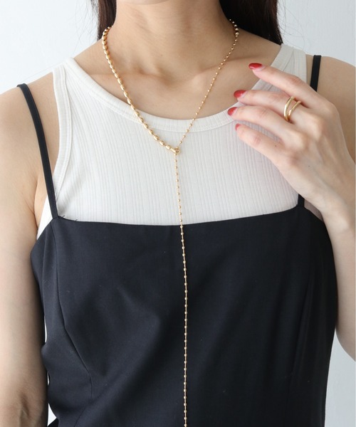 cheriella（シェリエラ）の「【cheriella】3WAYボールチェーンタイネックレス 3-WAY BALL CHAIN TIE NECKLACE（ネックレス・レディース・ゴールド/シルバー・FREE）」の16枚目の写真