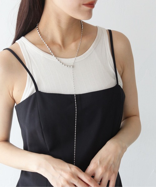 cheriella（シェリエラ）の「【cheriella】3WAYボールチェーンタイネックレス 3-WAY BALL CHAIN TIE NECKLACE（ネックレス・レディース・ゴールド/シルバー・FREE）」の3枚目の写真