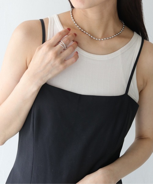 cheriella（シェリエラ）の「【cheriella】3WAYボールチェーンタイネックレス 3-WAY BALL CHAIN TIE NECKLACE（ネックレス・レディース・ゴールド/シルバー・FREE）」の9枚目の写真