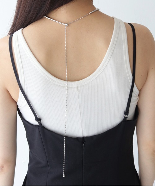 cheriella（シェリエラ）の「【cheriella】3WAYボールチェーンタイネックレス 3-WAY BALL CHAIN TIE NECKLACE（ネックレス・レディース・ゴールド/シルバー・FREE）」の11枚目の写真