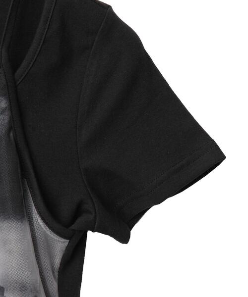 dispark（ディスパーク）の「DISPARK/ブローチ付きタイダイアンサンブルT（アンサンブル・レディース・ブラック/カーキ・FREE）」の15枚目の写真