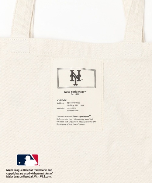 LEPSIM（レプシィム）の「MLB デニムトート　129687（トートバッグ・レディース・ブラック/アイボリー/ライトブルー・ONE SIZE）」の12枚目の写真