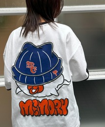 【MEMORY】オバケ リンガーネックTシャツ / Ghost Ringer Neck T-Shirt