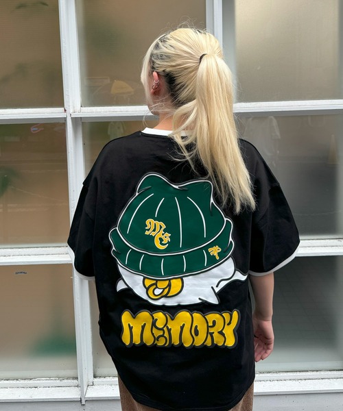 #MEMORY(メモリー)の「【MEMORY】オバケ リンガーネックTシャツ / Ghost Ringer Neck T-Shirt(Tシャツ/カットソー・メンズ・ホワイト/ブラック・FREE)」の12枚目の写真
