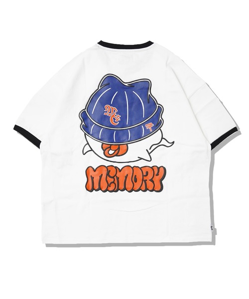 #MEMORY(メモリー)の「【MEMORY】オバケ リンガーネックTシャツ / Ghost Ringer Neck T-Shirt(Tシャツ/カットソー・メンズ・ホワイト/ブラック・FREE)」の22枚目の写真