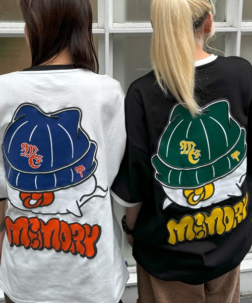 #MEMORY(メモリー)の「【MEMORY】オバケ リンガーネックTシャツ / Ghost Ringer Neck T-Shirt(Tシャツ/カットソー・メンズ・ホワイト/ブラック・FREE)」の20枚目の写真