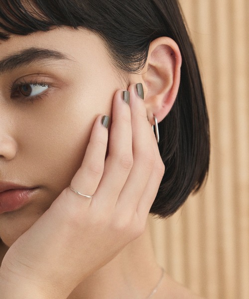 CENE（セネ）の「【CENE】セネ/ブロードツイストピンキーリング（リング・レディース・シルバー/ゴールド・1号/5号/3号）」の10枚目の写真