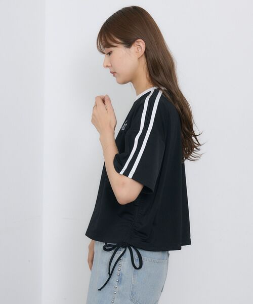 RETRO GIRL(レトロガール)の「ドロストスポーツTEE(Tシャツ/カットソー・レディース・ブラウン/オフホワイト/ブラック・FREE)」の19枚目の写真