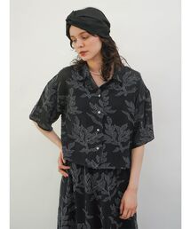 セール】Cotton jacquard tunic blouse（シャツ/ブラウス）｜FIKA
