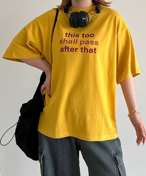 apres jour mignon(アプレジュールミニョン)の「【apres jour mignon SOIE】ユニセックスロゴアソートTシャツ【ZOZOTOWN限定アイテム】(Tシャツ/カットソー・レディース・ネイビー/イエロー/ピンク/オフホワイト・MEDIUM/X-LARGE)」の22枚目の写真