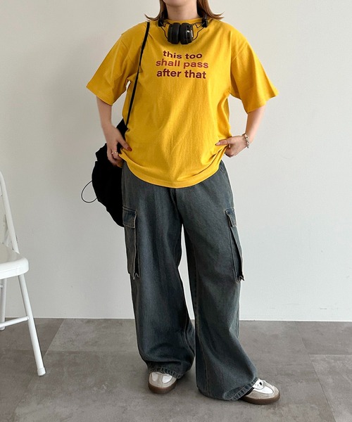 apres jour mignon(アプレジュールミニョン)の「【apres jour mignon SOIE】ユニセックスロゴアソートTシャツ【ZOZOTOWN限定アイテム】(Tシャツ/カットソー・レディース・ネイビー/イエロー/ピンク/オフホワイト・MEDIUM/X-LARGE)」の20枚目の写真