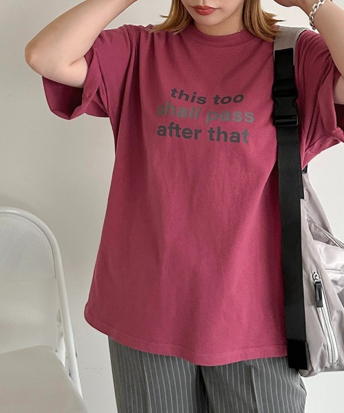 apres jour mignon(アプレジュールミニョン)の「【apres jour mignon SOIE】ユニセックスロゴアソートTシャツ【ZOZOTOWN限定アイテム】(Tシャツ/カットソー・レディース・ネイビー/イエロー/ピンク/オフホワイト・MEDIUM/X-LARGE)」の15枚目の写真