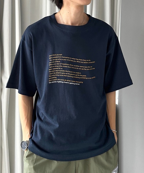 apres jour mignon(アプレジュールミニョン)の「【apres jour mignon SOIE】ユニセックスロゴアソートTシャツ【ZOZOTOWN限定アイテム】(Tシャツ/カットソー・レディース・ネイビー/イエロー/ピンク/オフホワイト・MEDIUM/X-LARGE)」の7枚目の写真