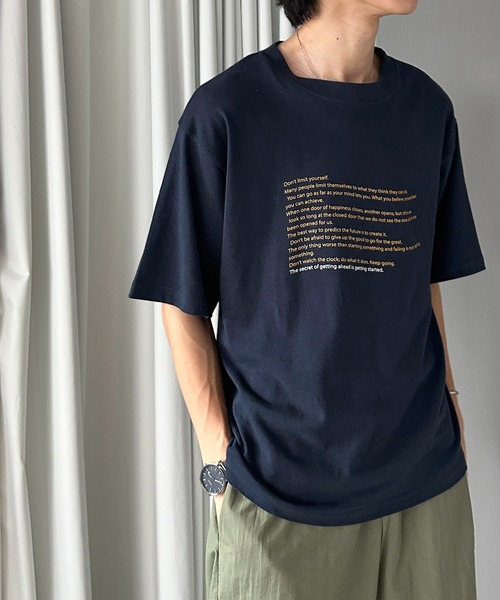 apres jour mignon(アプレジュールミニョン)の「【apres jour mignon SOIE】ユニセックスロゴアソートTシャツ【ZOZOTOWN限定アイテム】(Tシャツ/カットソー・レディース・ネイビー/イエロー/ピンク/オフホワイト・MEDIUM/X-LARGE)」の5枚目の写真