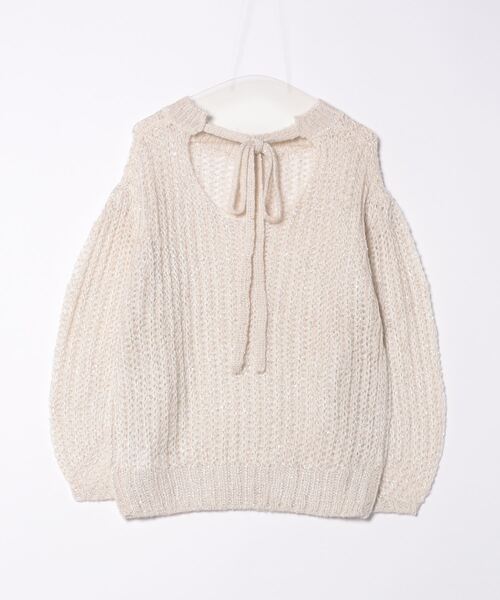 LILY BROWN（リリーブラウン）の「スパンコールモヘアニットトップス（ニット/セーター・レディース・ホワイト/ピンク/グレー・FREE）」の20枚目の写真