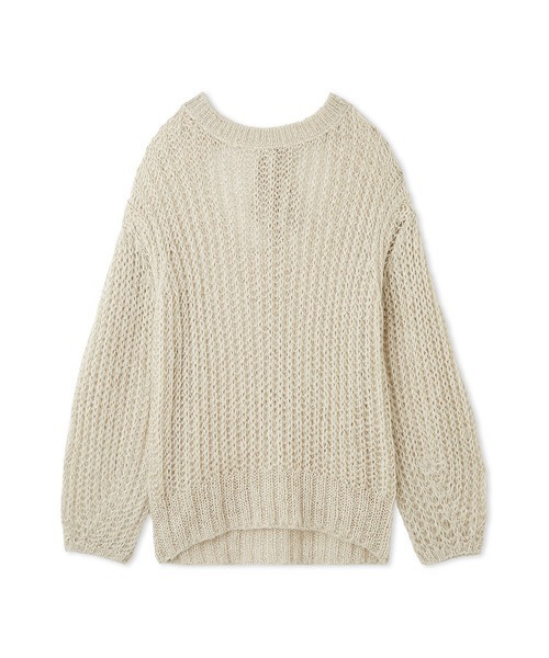 LILY BROWN（リリーブラウン）の「スパンコールモヘアニットトップス（ニット/セーター・レディース・ホワイト/ピンク/グレー・FREE）」の19枚目の写真