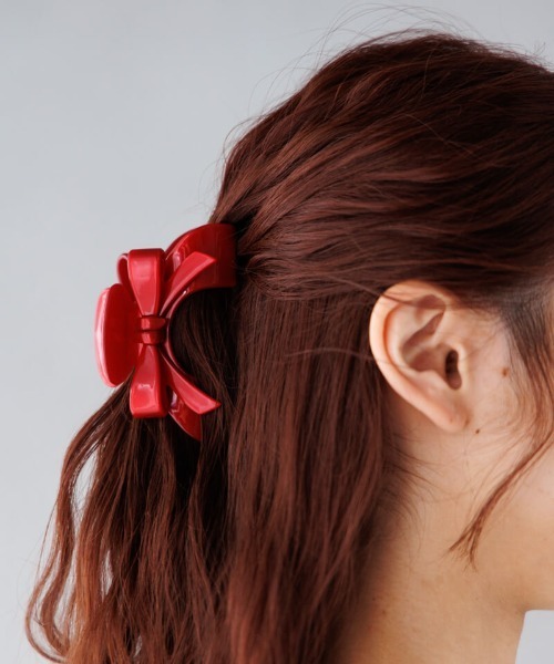 flower（フラワー）の「ハニーリボンクリップ（バレッタ/ヘアクリップ・レディース・ブルー/アイボリー/レッド・FREE）」の3枚目の写真