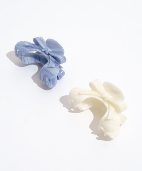 flower（フラワー）の「ハニーリボンクリップ（バレッタ/ヘアクリップ・レディース・ブルー/アイボリー/レッド・FREE）」の6枚目の写真