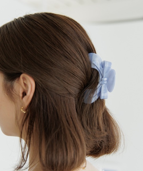 flower（フラワー）の「ハニーリボンクリップ（バレッタ/ヘアクリップ・レディース・ブルー/アイボリー/レッド・FREE）」の18枚目の写真