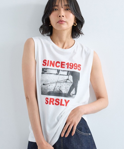 BARNYARDSTORM（バンヤードストーム）の「BARNYARDSTORM / フォトノースリプルオーバー【『BABALOG』チャンネルご紹介アイテム】（Tシャツ/カットソー・レディース・カーキ/ホワイト・FREE）」の3枚目の写真