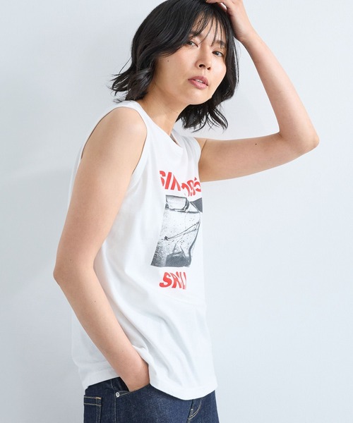 BARNYARDSTORM（バンヤードストーム）の「BARNYARDSTORM / フォトノースリプルオーバー【『BABALOG』チャンネルご紹介アイテム】（Tシャツ/カットソー・レディース・カーキ/ホワイト・FREE）」の8枚目の写真