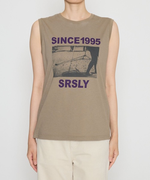 BARNYARDSTORM（バンヤードストーム）の「BARNYARDSTORM / フォトノースリプルオーバー【『BABALOG』チャンネルご紹介アイテム】（Tシャツ/カットソー・レディース・カーキ/ホワイト・FREE）」の14枚目の写真