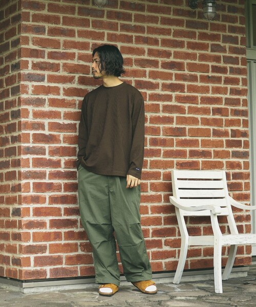 HELLY HANSEN（ヘリーハンセン）の「HELLY HANSEN / 別注 ライトワッフル ロングスリーブ カットソー（Tシャツ/カットソー・メンズ・ダークブラウン・L/M/S/XL）」の6枚目の写真