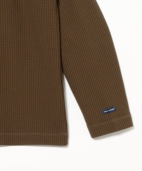 HELLY HANSEN（ヘリーハンセン）の「HELLY HANSEN / 別注 ライトワッフル ロングスリーブ カットソー（Tシャツ/カットソー・メンズ・ダークブラウン・L/M/S/XL）」の14枚目の写真