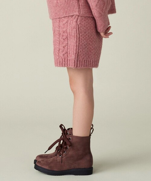 BEAMS mini（ビームスミニ）の「ケーブルニット ショートパンツ 2024FW（90～150cm）（その他パンツ・キッズ・ホワイト系その他5/ピンク・90/100/110/120/130/140/150）」の17枚目の写真