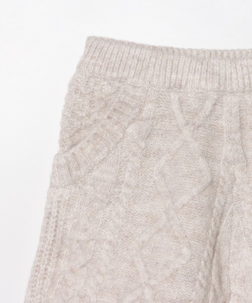 BEAMS mini（ビームスミニ）の「ケーブルニット ショートパンツ 2024FW（90～150cm）（その他パンツ・キッズ・ホワイト系その他5/ピンク・90/100/110/120/130/140/150）」の13枚目の写真