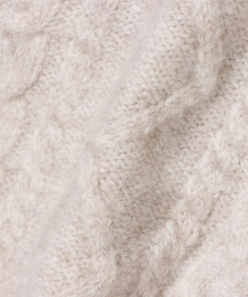 BEAMS mini（ビームスミニ）の「ケーブルニット ショートパンツ 2024FW（90～150cm）（その他パンツ・キッズ・ホワイト系その他5/ピンク・90/100/110/120/130/140/150）」の9枚目の写真