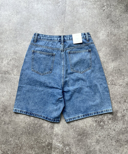 CPCM(シーピーシーエム)の「デニムバギーショーツ(デニムパンツ・レディース・ブルー・SMALL/MEDIUM)」の6枚目の写真